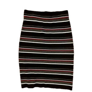 MAX STUDIO stripped skirt, bodycon tight